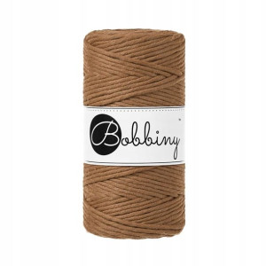 Sznurek do makramy Bobbiny 3 mm / Karmel