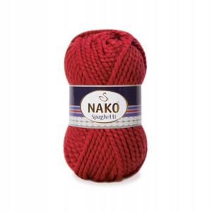 Włóczka Nako Spaghetti - 3630 burgund