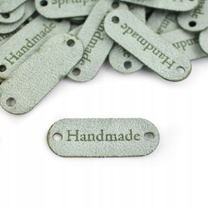 Metka nubuk "Handmade" / seledyn