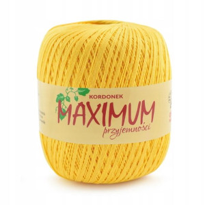 Kordonek Opus Natura MAXIMUM / 1505 słonczny żółty
