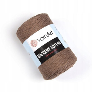 Sznurek YarnArt Macrame Cotton 788 - ciepły brąz
