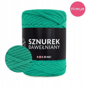 PREMIUM sznurek do makramy 5mm 100m morski