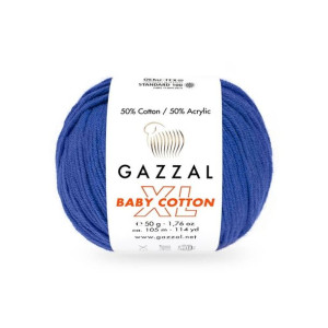 Włóczka Gazzal Baby Cotton XL 3421 - kobalt