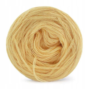 Włóczka KOKONEK Merino Mono jeden kolor żółty 250m