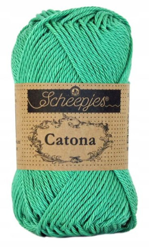 Włóczka Scheepjes Catona 241 / 50 g - ziel. papuga