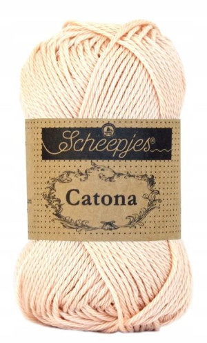 Włóczka Scheepjes Catona 263 / 50 g - brzoskwinia