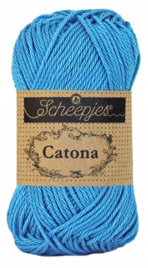 Włóczka Scheepjes Catona 384 / 50 g - niebieski
