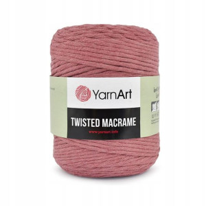 Sznurek YarnArt Twisted Macrame 792 / stary róż