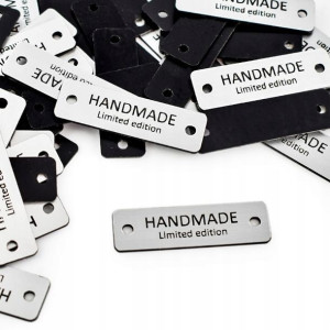 Metka metalizowana "Handmade Limited Edition