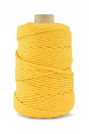 Sznurek bawełniany skręcany 3mm / 130 kurkuma 100m