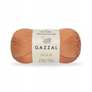 Włóczka Gazzal Giza 2493 / brzoskwinia