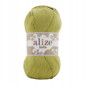 Włóczka Alize Bella 165 / jasna zieleń / 100 g