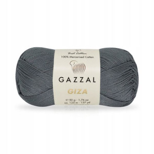 Włóczka Gazzal Giza 2455 / ciemny szary