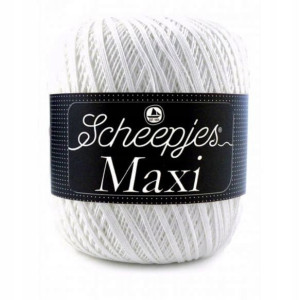 Kordonek Scheepjes Maxi / 106 śnieżna biel /100 g