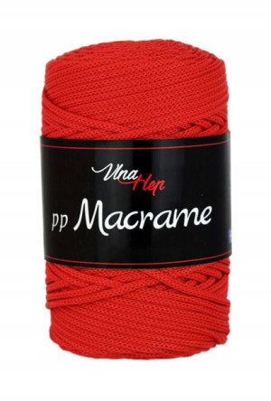 Sznurek Vlna-Hep do MAKRAMY 2,5mm / czerwień