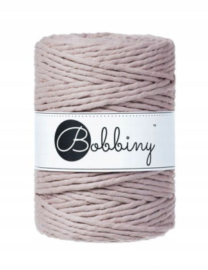 Sznurek do makramy Bobbiny 5 mm / Perłowy