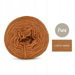 Włóczka KOKONEK Pure Mono 100% Merynos Miękka 250m