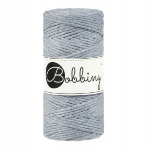 Sznurek do makramy Bobbiny 3 mm / Srebrny