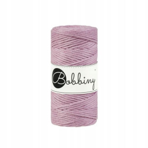 Sznurek do makramy Bobbiny 3 mm / Brudny róż