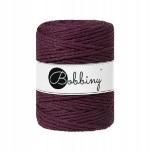 Sznurek do makramy Bobbiny 5mm 3PLY Jeżyna