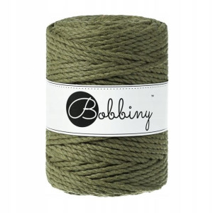 Sznurek do makramy Bobbiny 5mm 3PLY Awokado