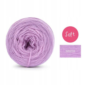 Włóczka KOKONEK Soft Mono Akryl - wrzos 250m