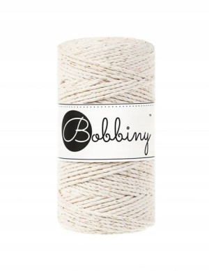 Sznurek makrama Bobbiny 3mm 3PLY Naturalne Złoto