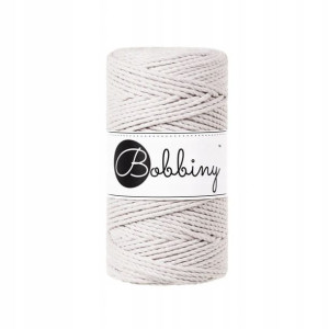 Sznurek makrama Bobbiny 3mm 3PLY Księżycowy