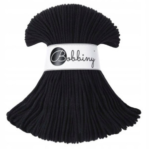 Sznurek pleciony Bobbiny 3mm 100m Czerń