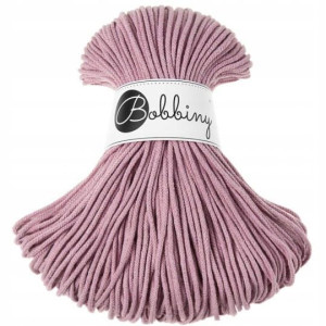 Sznurek pleciony Bobbiny 3mm 100m Brudny Róż