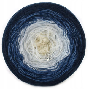 Włóczka KOKONEK Soft Akryl Granat/jeans/błękit/kre