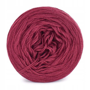 Włóczka KOKONEK ReCotton Mono - bordo / 250m