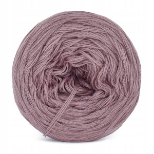 Włóczka KOKONEK ReCotton Mono - blady fiolet 250m