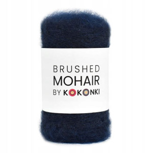 Nić Włóczka Brushed Mohair by KOKONKI navy 250m