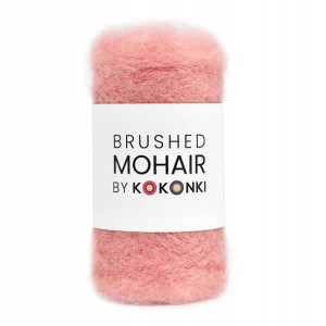 Nić Włóczka Brushed Mohair by KOKONKI morela 250m