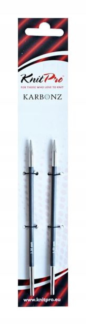 Druty do wymiennych żyłek KnitPro Karbonz 3,5 mm