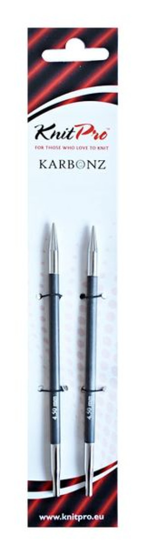 Druty do wymiennych żyłek KnitPro Karbonz 4,5 mm
