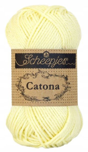 Włóczka Scheepjes Catona 101 / blask świecy
