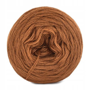 KOKONEK Merino Mono włóczka - ciepły brąz / 250m
