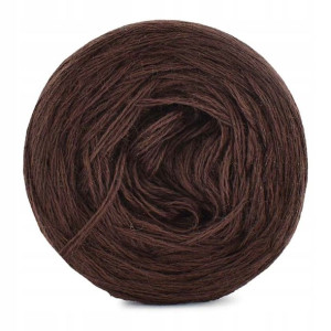 KOKONEK Merino Mono włóczka - ciemny brąz / 250m
