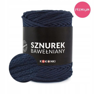 PREMIUM sznurek do makramy 5mm / 100m / granat
