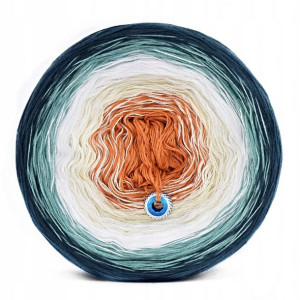 KOKONKI włóczka ombre KOKONEK B006 Lady D / 1000 m