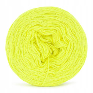 KOKONEK Classic Mono włóczka - neon żółty / 250m