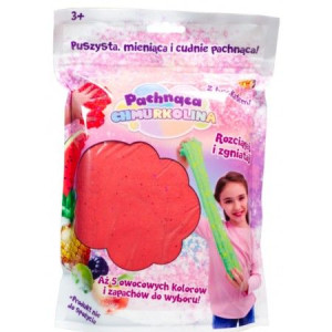 Pachnąca chmurkolina BIG PACK 150g czerwona-arbuz epee brokat
