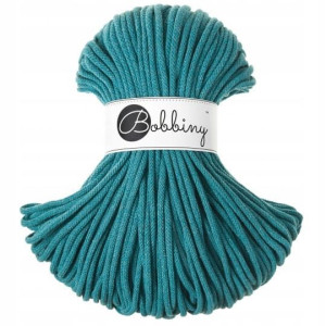 Sznurek makrama BOBBINY 5mm / pleciony / Morski