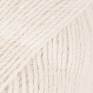 Włóczka Drops Alpaca / 100 ecru / uni color