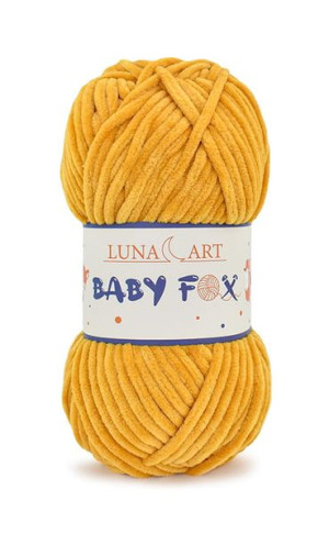 Włóczka Luna Art Baby Fox 100-37 / musztarda