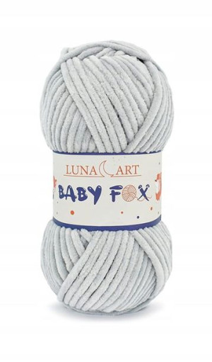 Włóczka Luna Art Baby Fox 100-36 / szary