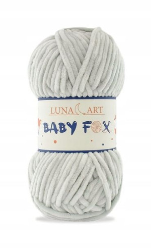 Włóczka Luna Art Baby Fox 100-33 / jasny szary