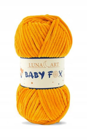 Włóczka Luna Art BABY FOX 100-25 pomarańcz